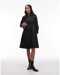 ARKET - – langärmliges, tailliertes mini-hemdkleid mit hohem baumwollanteil - Lyst