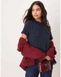 Vila - Oversized Boyfriend Fit T-shirt - Lyst