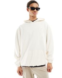 ASOS - Oversized Scuba Hoodie With Celestial Print - Lyst