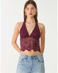 Stradivarius - – neckholder-top - Lyst