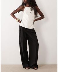 Mango - Pleat Front Tailored Trouser - Lyst