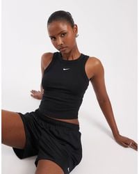 Nike - One Dri-fit Cropped Vest - Lyst