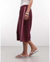 Collusion - Sportieve Gestreepte Baggy Jersey Short Met Lange Pasvorm - Lyst