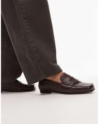 Bronx - Colb-Y Square Toe Penny Loafer - Lyst