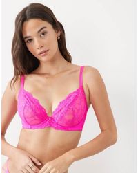 Ann Summers - Fuller Bust Sexy Lace Non Padded Plunge Bra - Lyst