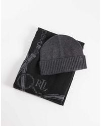 Ralph Lauren - Woven Hat And Scarf Gift Set - Lyst