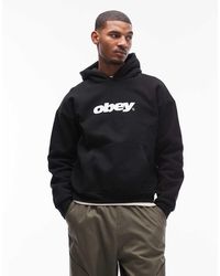 Obey - Bounce Heavyweight Oversized Pullover Hoodie - Lyst
