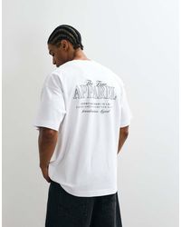 Jack & Jones - Oversized Backprint Script T-shirt - Lyst