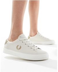 Fred Perry - Lottie Leather Trainer - Lyst