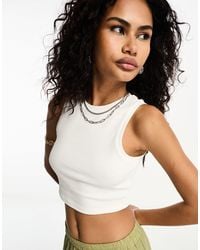 ONLY - Cropped Tank Top - Lyst