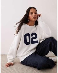 Cotton On - Oversized Fluffy Knit Sweatshirt - Lyst