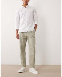 ASOS - Tailored Carrot Fit Trousers - Lyst