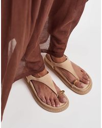 Dolce Vita - Stefan Toe Loop Sandals With Gemstone - Lyst