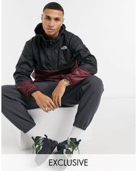 north face men's crew run wind anorak