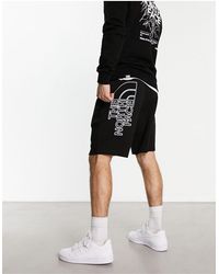 The North Face - Short en polaire légère avec motif graphique à l'arrière - Lyst