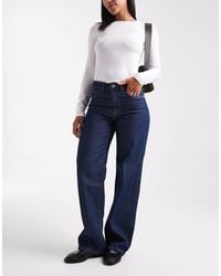 Vero Moda - Kirsa Mid Rise Straight Leg Jeans - Lyst