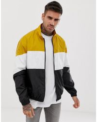 puma spezial track jacket in yellow