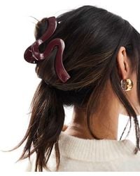 ASOS - Xl Hair Claw With Wave Detail - Lyst