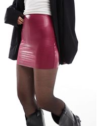 Commando - – minirock aus kunstleder - Lyst
