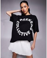 ASOS - Weekend collective – icon – oversize-t-shirt - Lyst