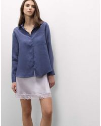 Intimissimi - The Pure Linen Plain-Weave Linen Shirt - Lyst