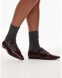 & Other Stories - Premium Leather Patent T-bar Ballet Flats - Lyst