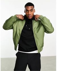 ASOS - Oversized Bomber Jacket With Detachable Sleeves - Lyst