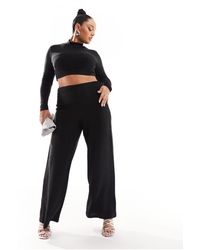 ONLY - Wide Leg Trousers - Lyst