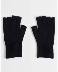 ASOS - Ribbed Fingerless Gloves - Lyst