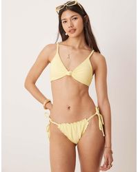 Dippin' Daisy's - Dippin Daisys Bikini Top With Ring Detail - Lyst