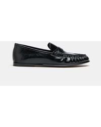 Stradivarius - Leather Effect Penny Loafers - Lyst