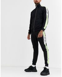 adidas originals premium skinny joggers in black dn6009