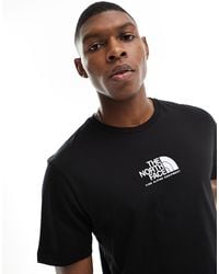 The North Face - Camiseta negra con logo fine alpine equipment - Lyst
