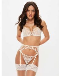 Ann Summers - Bridal Caged Lace Padded Plunge Bra - Lyst