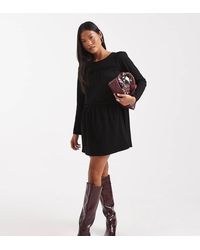 Miss Selfridge - Ruffle Smock Mini Dress - Lyst