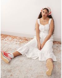 Miss Selfridge - – maxikleid im folklorestil - Lyst
