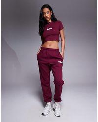 Kaiia - Joggingbroek Met Hoog Katoenpercentage, Boorden En Geborduurd Logo - Lyst