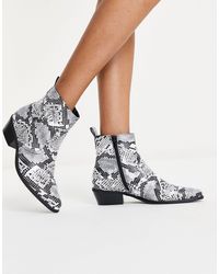 Glamorous - Mid Heel Ankle Boots - Lyst