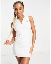 PUMA Sleeveless Tennis Dress - White