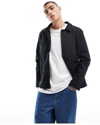 Brave Soul - Coach Jacket With Button Through - Lyst