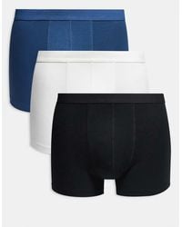 ASOS - 3 Pack Jersey Trunks - Lyst
