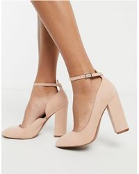 asos design pleasant high block heels