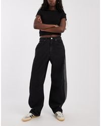 adidas Originals - Barrel Leg Jeans - Lyst