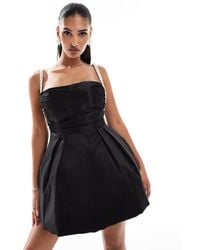 Jarlo - Embellished Straps A-Line Mini Dress - Lyst