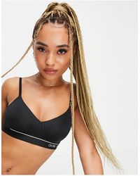 ck one micro lightly lined string bralette