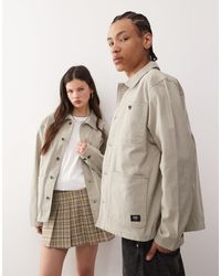 Vans - – drill chore – jacke aus canvas - Lyst