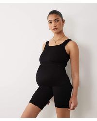 Mama.licious - Mamalicious Maternity Seamless Top And Short Set - Lyst