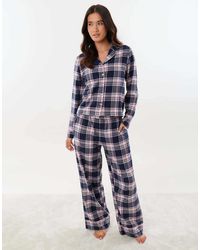 Threadbare - Cotton Button Up Pyjama Set - Lyst