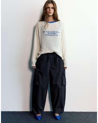 Pull&Bear - Barrel Cargobroek - Lyst