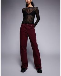 River Island - Relaxed Straight Leg Jean - Lyst
